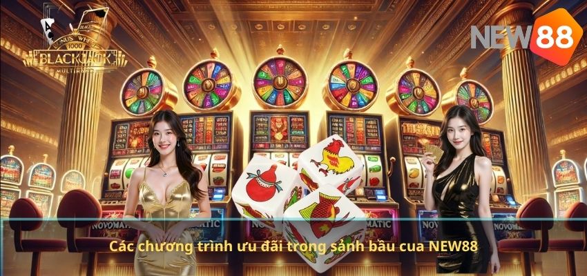 Bầu Cua NEW88 – Trò Chơi Dân Gian Đổi Thưởng Hấp Dẫn Trên Nền Tảng Online Các chương trình ưu đãi trong sảnh bầu cua NEW88