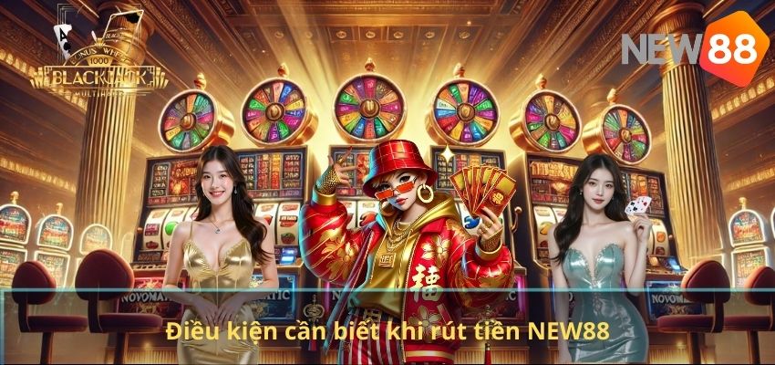 RÚT TIỀN NEW88 Điều kiện cần biết khi rút tiền NEW88