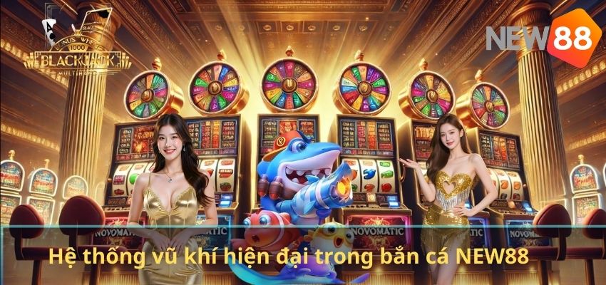 BẮN CÁ Hệ thống vũ khí hiện đại trong bắn cá NEW88